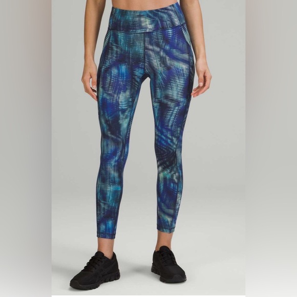 lululemon athletica Pants - NWOT Lululemon Invigorate High-Rise Tight 25" *Foil
Shapeshifter Flux Blue Multi
